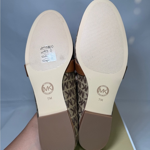 Michael Kors Beige Rory Loafers - Picture 7 of 7